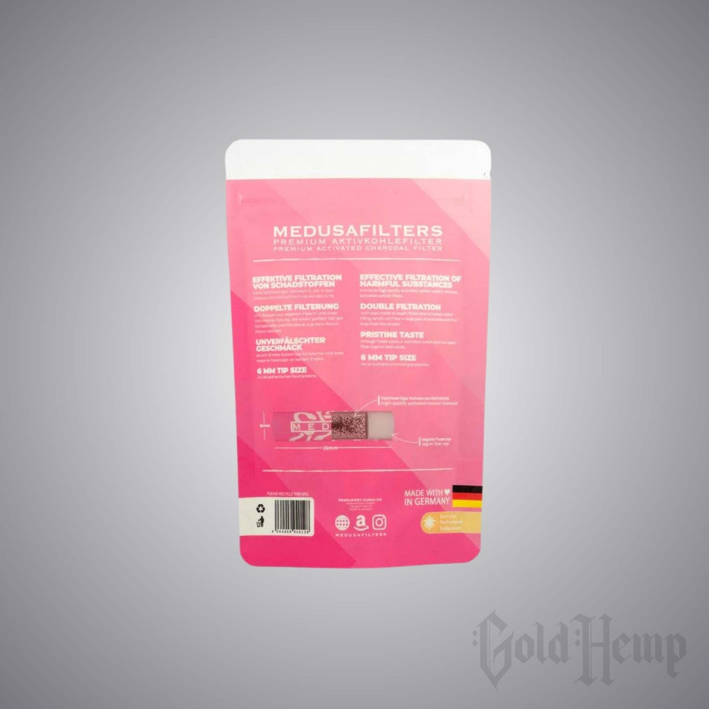 Medusa Filter - Rosé 50er Packung